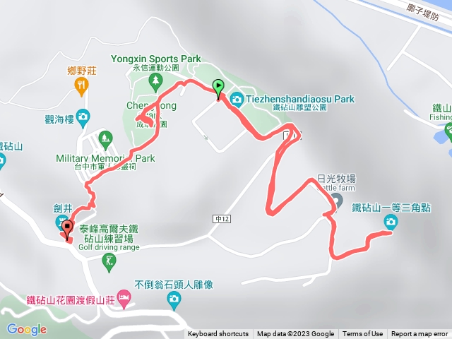 鐵砧山三角點劍井健行