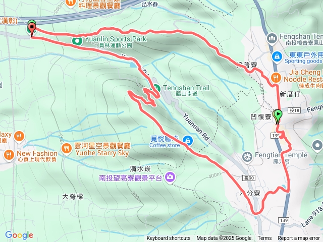 萬里長城步道～藤山步道O形走