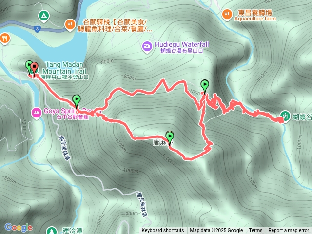 唐麻丹山裡冷登山口蝴蝶谷