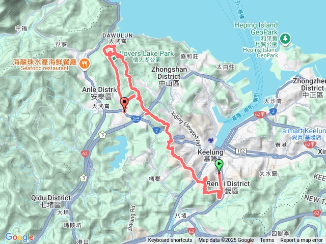 20250919基隆天際線西線縱走(探路)(三坑到大武崙出大竿林隧道西口&大興煤礦/瓷土礦)