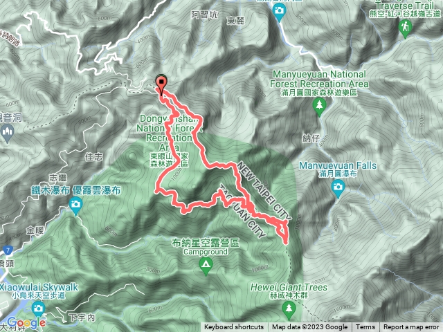 （志繼山+東眼山+拉卡山+卡外山）東眼四瞳O形