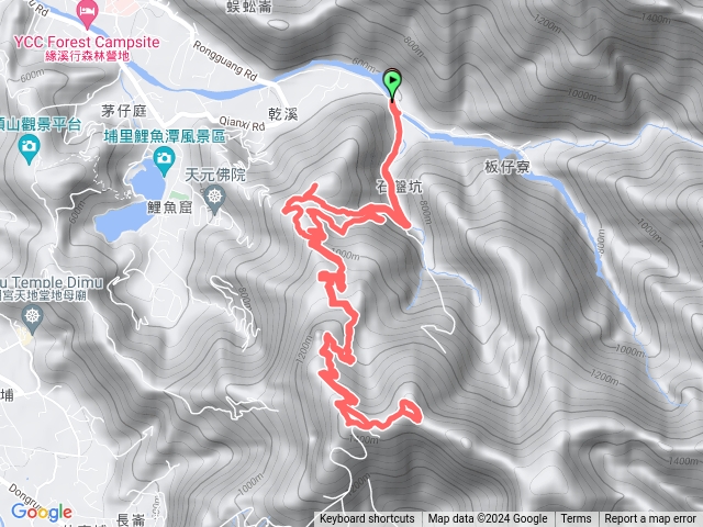 埔里六秀-橫屏山、橫屏山西峰、墘溪、石盤坑預覽圖