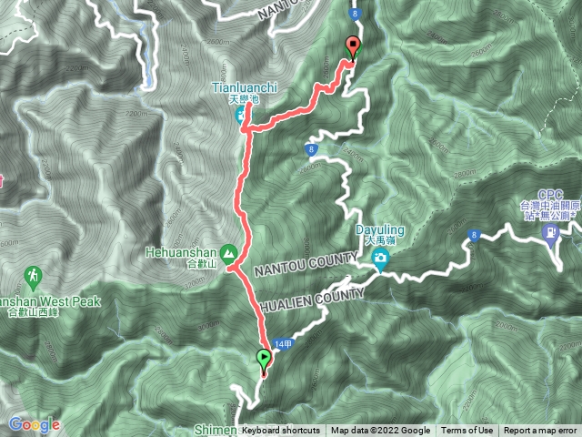 合歡山下武法奈尾山出將軍廟