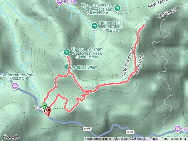 小觀音山Y字走預覽圖