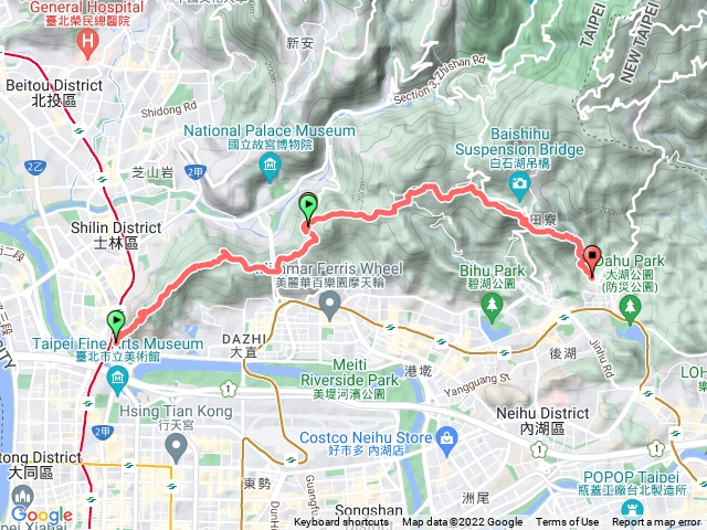 2022.05.29－臺北大縱走第五段：劍潭支線