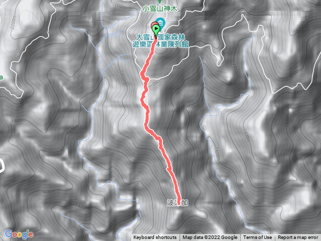 波津加山 （大雪山線）