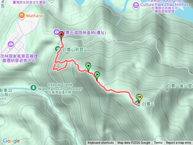 白賓山登山步道預覽圖