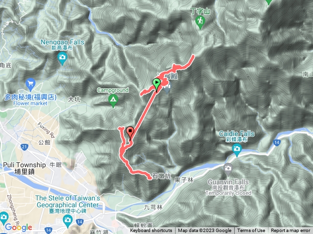 關刀山+關刀山北峰+西關刀山北+主+東南+東南東+東南南峰