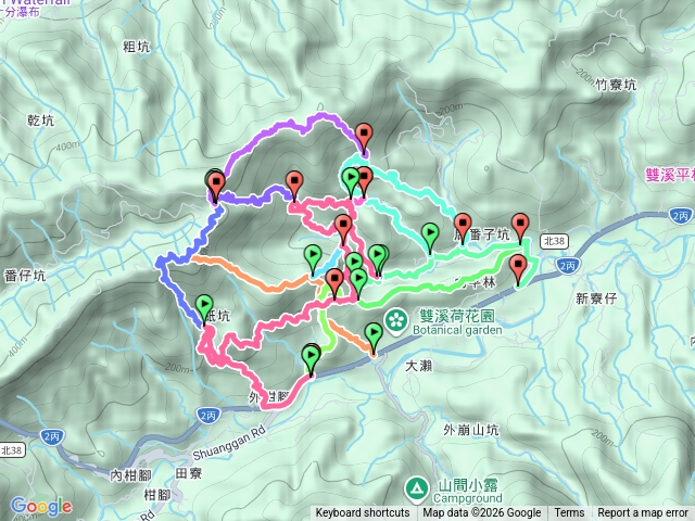 雙溪后番子坑山區全圖