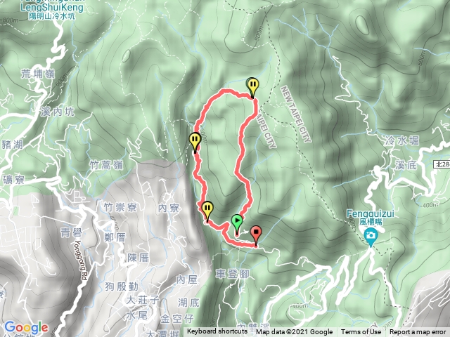 荷蘭古道 內雙溪古道 登峰圳o型