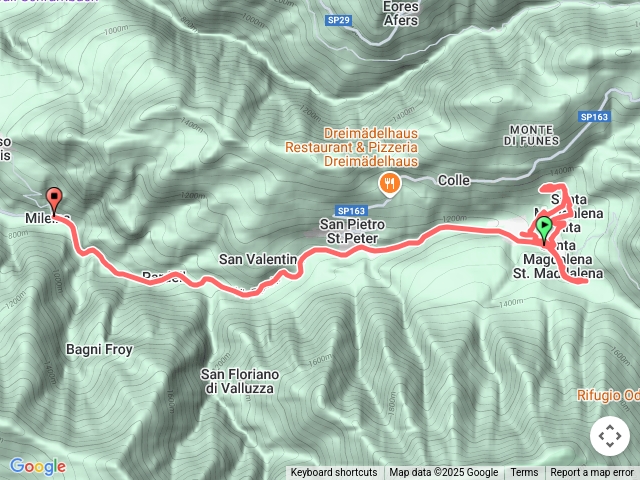 Fines教堂約4.5公里約2小時(後面開車）