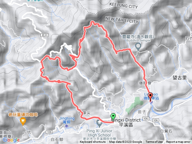 20230317 平溪活動中心 三坑古道 磐石嶺 石底古道舊道 姜子寮山山腰古道 嶺腳車站 (經 三坑山(赫山) 姜南山 柴橋坑山(真長山))