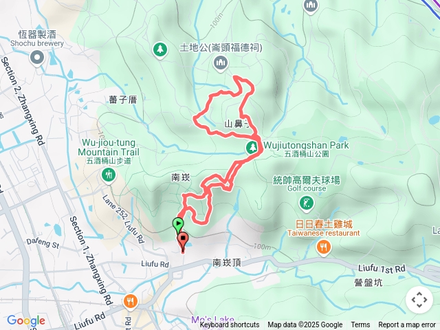 五酒桶山-營盤坑古道、自然野徑、六福步道、環山步道、穿山甲步道