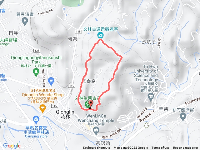 文林生態古道環型（順時針）