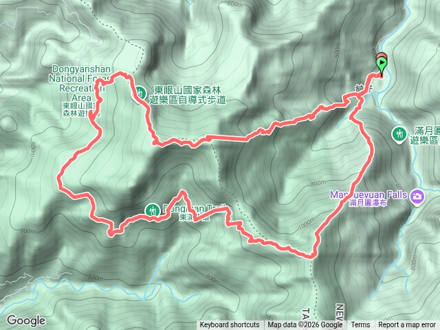 東眼山O繞啦卡山2026年9月20日預覽圖