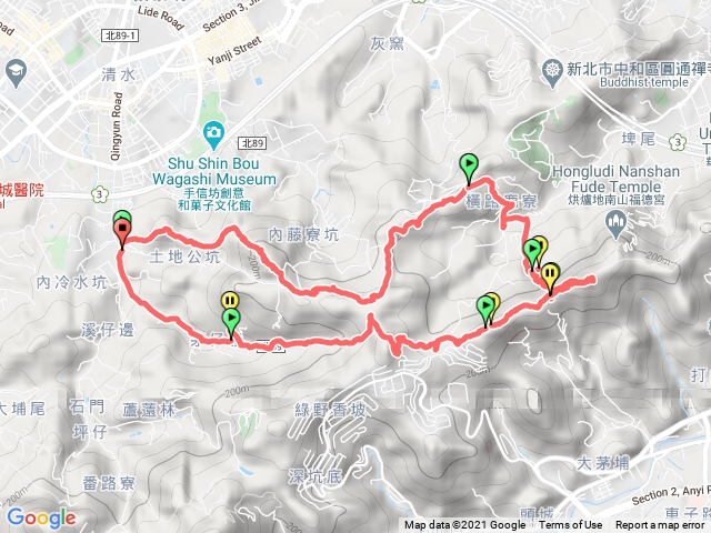 德霖科技大學青龍頭，南勢角山，青雲路O型