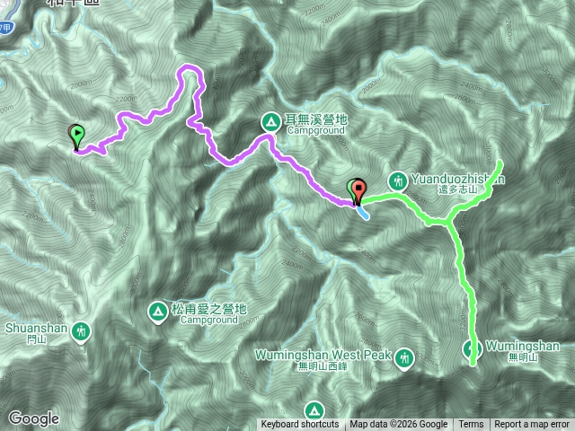 無明甘薯三天兩夜（含遠多志山前營地取水）預覽圖