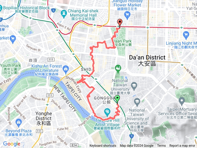 寶藏巖、嘉禾新村、0KM