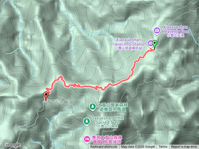 2026.06.24 小雪山資訊站-231林道-鞍馬山-木馬道-大雪山林道