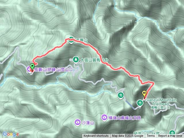 鳶嘴西稜，（長壽山醜棟山鳶嘴山）預覽圖
