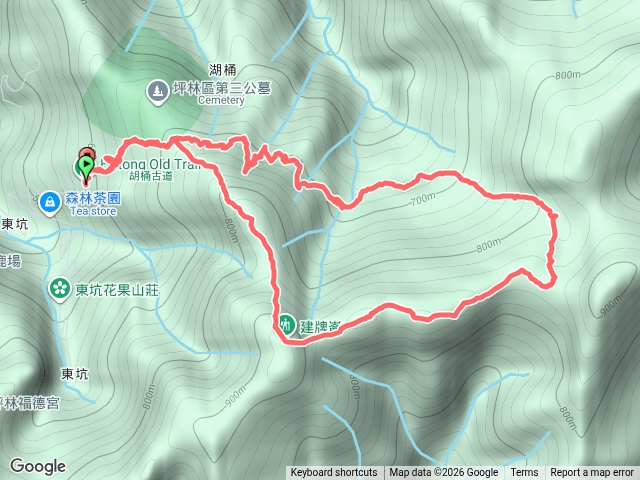 東坑山、建牌崙、胡桶古道預覽圖