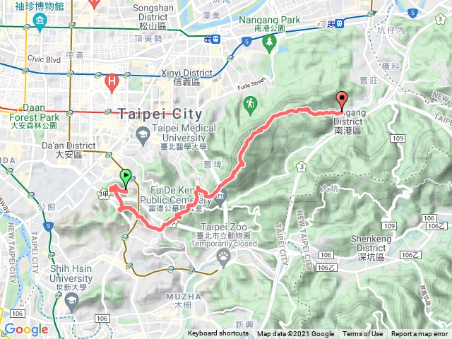 210717 富陽生態公園到中華科大 台北大縱走第六段