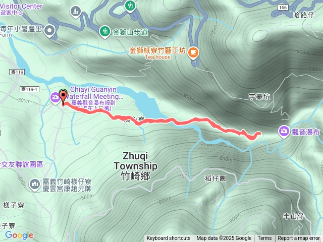 觀音瀑布第一層後面沒開放預覽圖