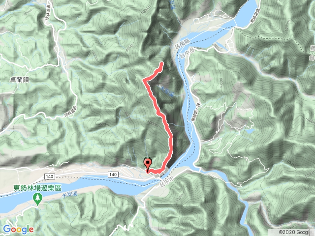 大克山探大克東北峰未竟