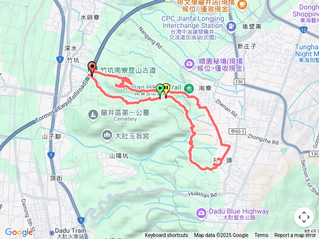 龍井竹坑南寮步道連走大肚瑞井登山步道