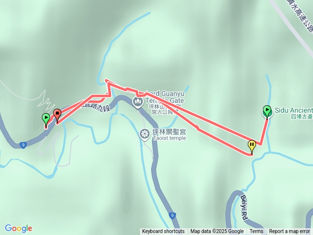 四堵古道入口（52.5）-溪流來回