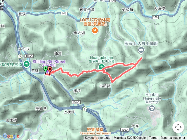 微笑山線：【二格山系】皇帝殿稜線段
