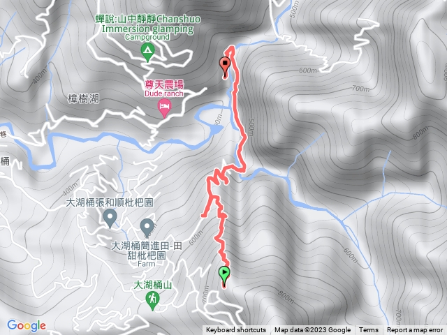 金字凍山北稜下仙女瀑布探勘 2023.11.27
