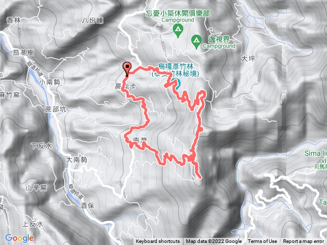 苗栗/泰安/烏嘎彥山-南勢山北峰、主峰O型