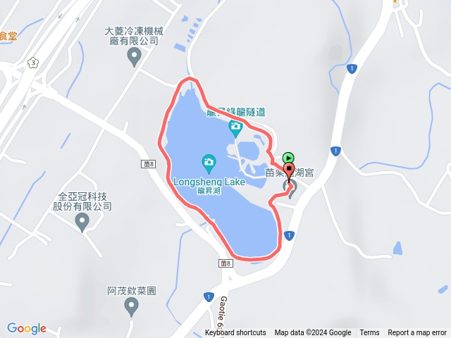 龍昇湖環湖步道預覽圖