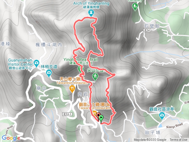 新北五股觀音山--占山 凌雲尖 硬漢嶺