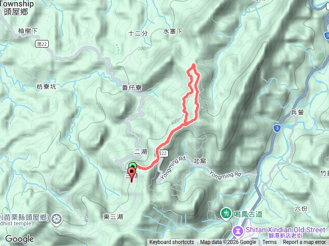 苗栗頭屋 - 北隘勇古道(北長城步道)、蕃子寮山預覽圖