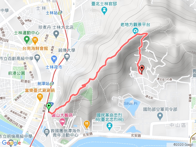劍潭山健行