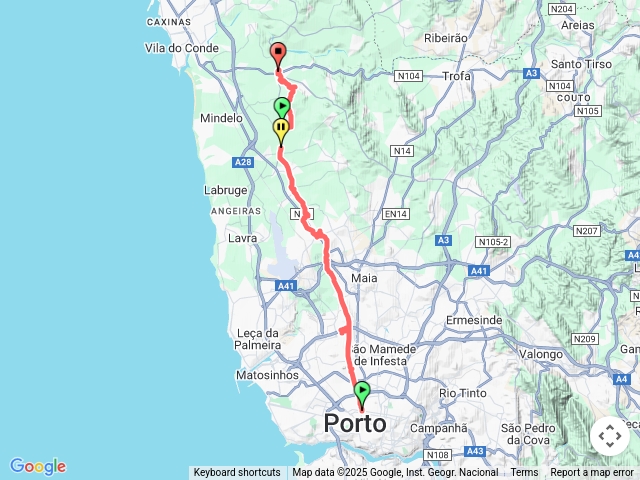 葡萄牙之路D1PortotoVilarinho26,8K