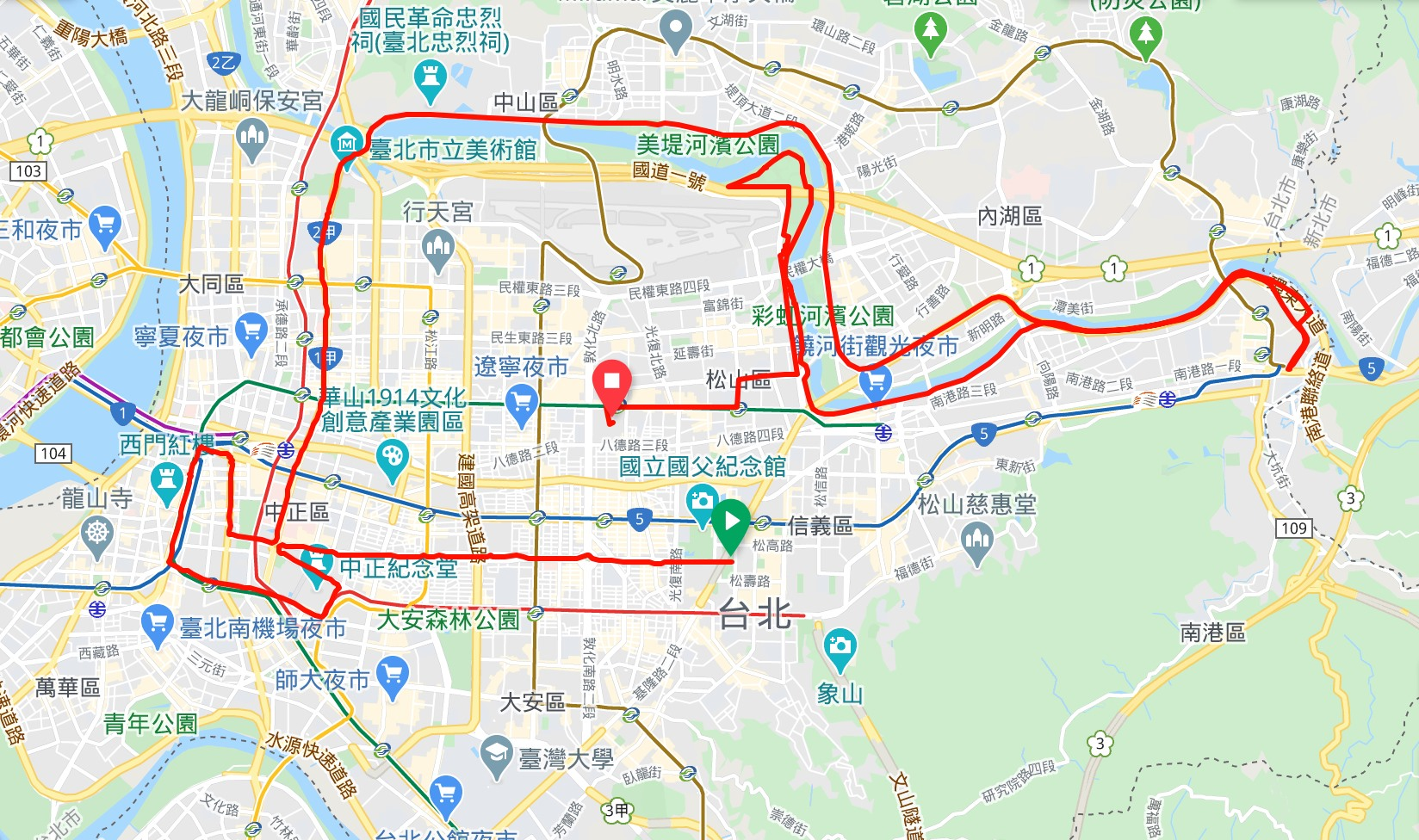 【話題】終點在臺北田徑場！臺北馬的路線不一樣了？