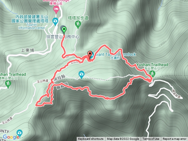 玉山古道鹿林 O型