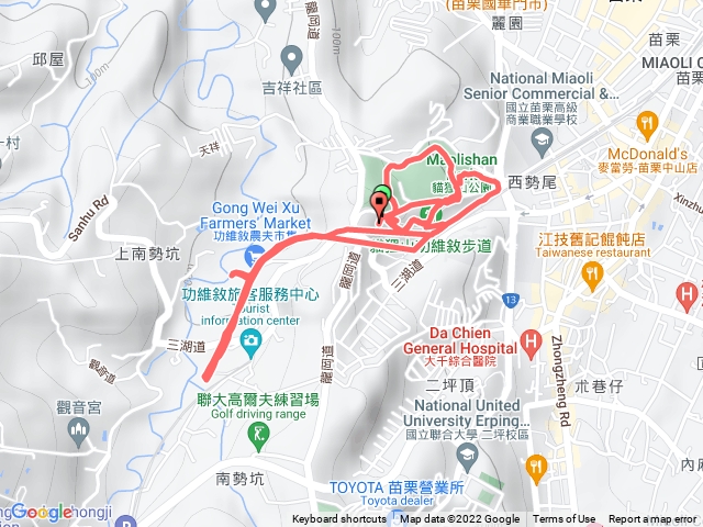 貓貍山公園 功維敘隧道