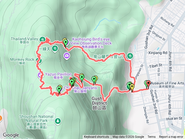 北柴山大團圓好漢路線