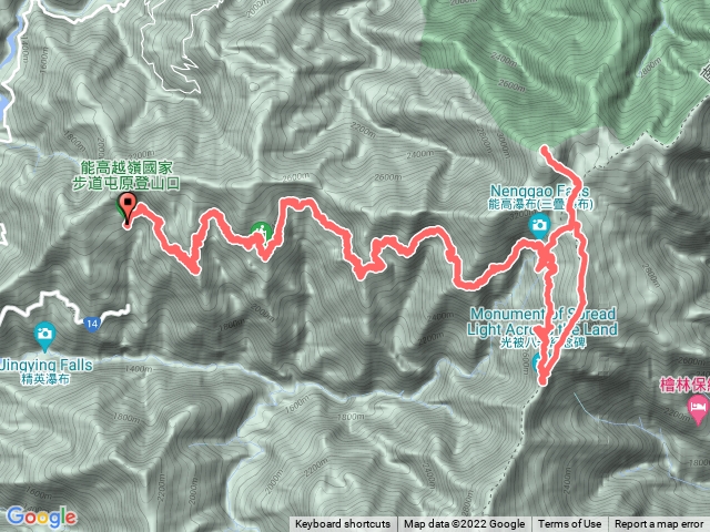 奇萊南華走一圈到光被八表下山