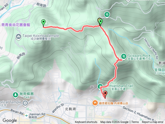 劍潭山至金面山