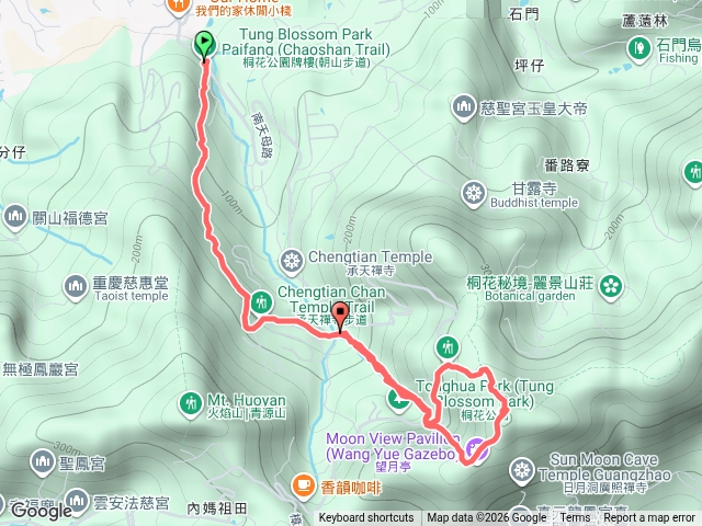微笑山線 天上山小O路線預覽圖