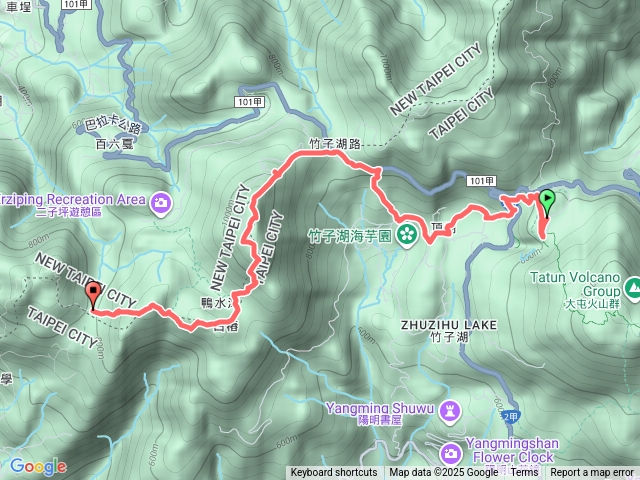 【任務一】2025臺北大縱走臺北大縱走第二段：二子坪至小油坑20251006115723