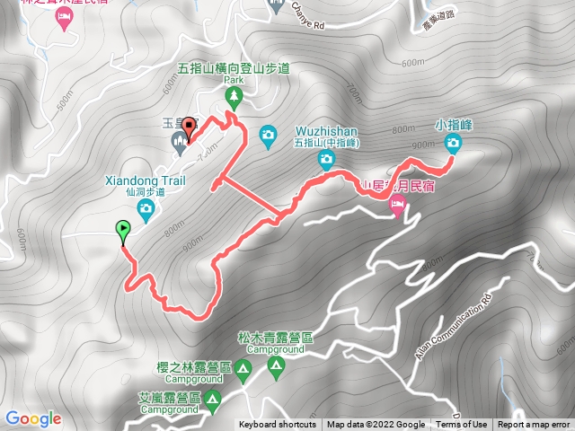 五指山+回程下切