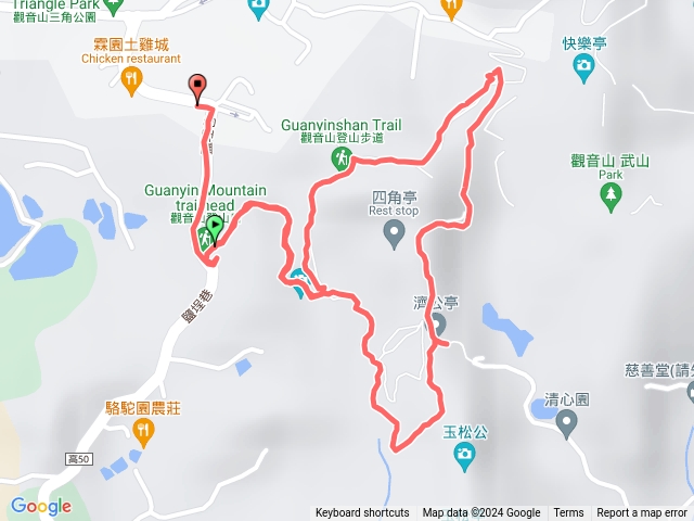 觀音山 濟公亭 三角點 泡茶