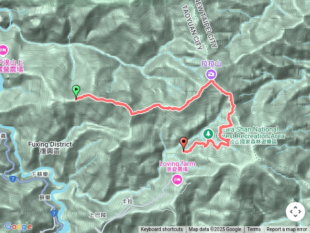 2025 05 02夫婦山縱走拉拉山遊客中心