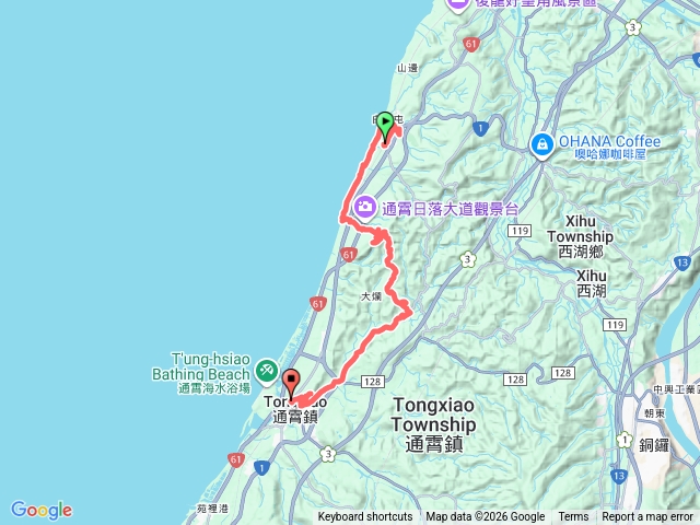 20260101白虎縱走(白沙屯山-塗坎頂山-北勢窩山-通霄虎頭山)